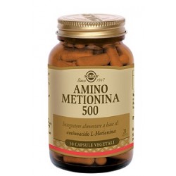 Solgar It. Multinutrient Amino Metionina 500 30 Capsule Vegetali - Integratori per dimagrire ed accelerare metabolismo - 9022...