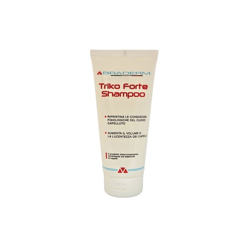 Triko Forte Shampoo 200 Ml Braderm - Caduta dei capelli - 935538583 - Braderm - € 16,04
