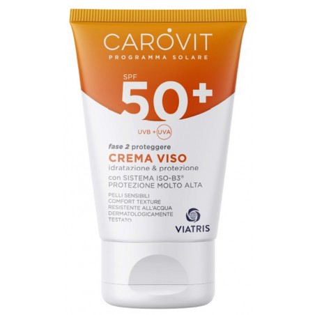 Meda Pharma Carovit Programma Solare Crema Viso Spf50+ 50 Ml - Solari viso - 945088793 - Carovit - € 16,30