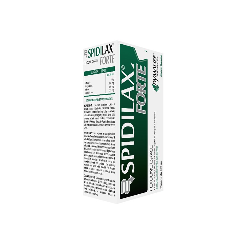 Dymalife Pharmaceutical Spidilax Forte 300 Ml - Integratori per regolarità intestinale e stitichezza - 942802481 - Dymalife P...
