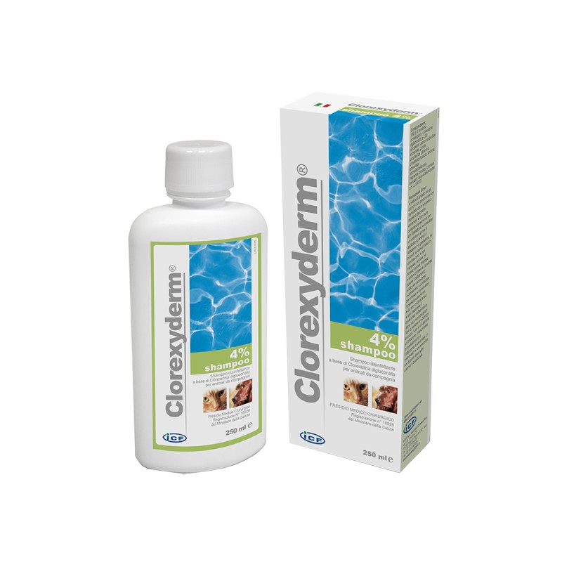 Nextmune Clorexyderm 4% Shampoo Per Animali 250 Ml - Prodotti per cani e gatti - 910597501 - Nextmune Italy - € 17,83