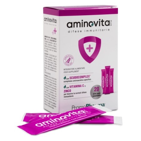 Promopharma Aminovita Plus Difese Immunitarie 20 Stick Pack X 2,5 G - Integratori per difese immunitarie - 977261078 - Promop...