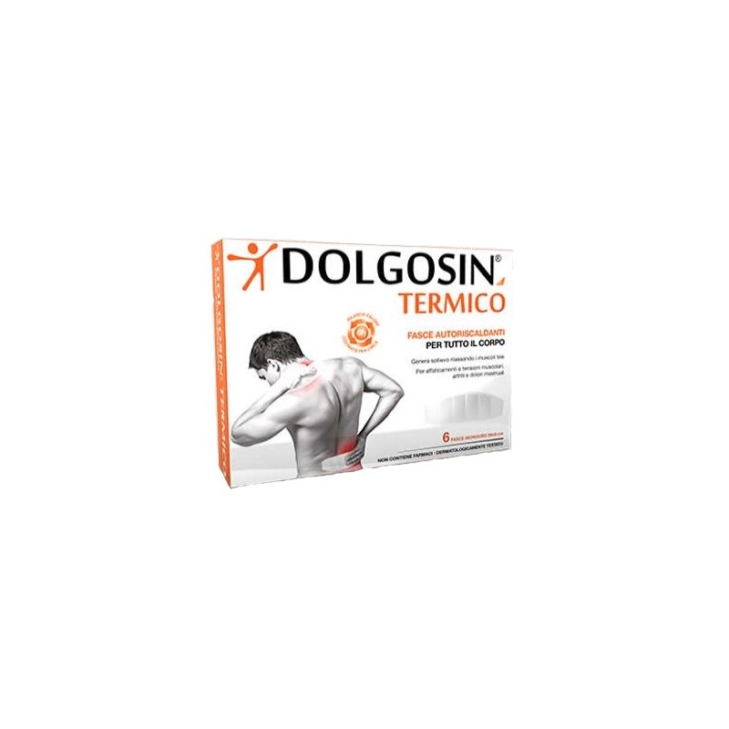 Dymalife Pharmaceutical Dolgosin Termico Fasce 6 Pezzi - Medicazioni - 942875170 - Dymalife Pharmaceutical - € 17,71