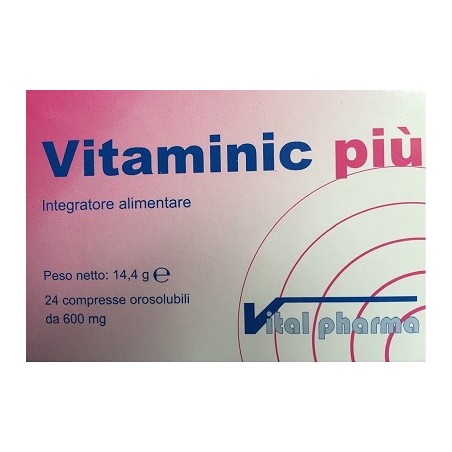 Vital Pharma Vitaminic Piu' 24 Compresse - Vitamine e sali minerali - 931660599 - Vital Pharma - € 17,57