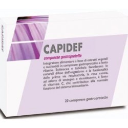 Capietal Italia Capidef 20 Compresse Gastroprotette - Integratori per difese immunitarie - 972676225 - Capietal Italia - € 15,52