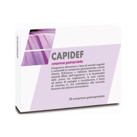 Capietal Italia Capidef 20 Compresse Gastroprotette - Integratori per difese immunitarie - 972676225 - Capietal Italia - € 15,43