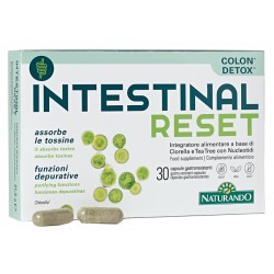 Naturando Intestinal Reset Detossificante Per il Colon 30 Capsule - Integratori per regolarità intestinale e stitichezza - 94...