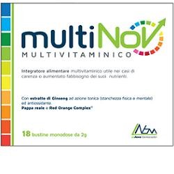 Lanova Farmaceutici Multinov 18 Bustine - Vitamine e sali minerali - 924284944 - Lanova Farmaceutici - € 16,15