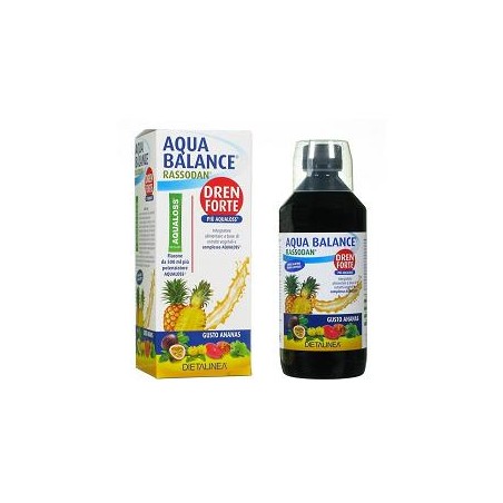 Gdp -general Dietet. Pharma Aqua Balance Rassodan Dren Forte Gusto Ananas 500 Ml Dietalinea + Aqualoss 2,8 G - Integratori dr...