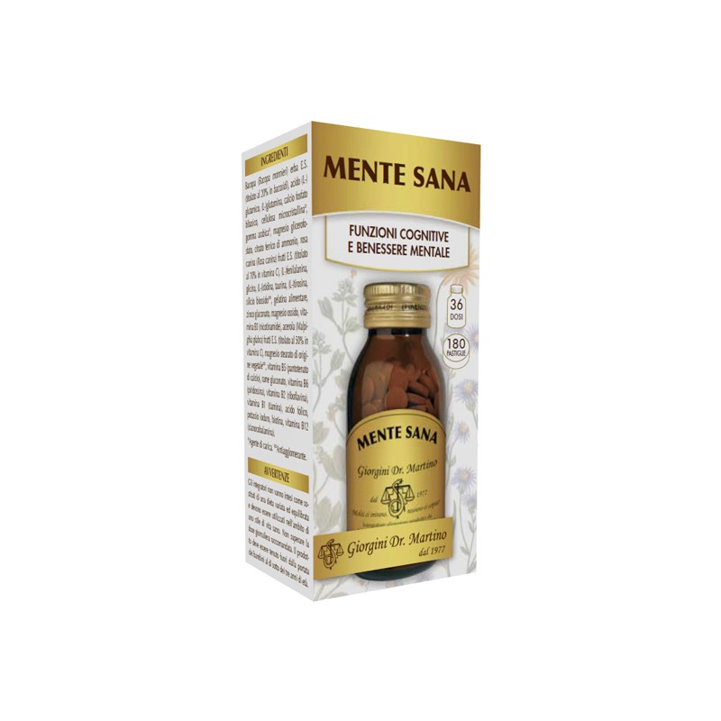 Dr. Giorgini Ser-vis Mente Sana Tavolette 90 G - Integratori per concentrazione e memoria - 912903907 - Dr. Giorgini - € 16,51