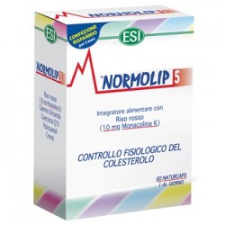 Esi Normolip 5 Integratore Per Il Colesterolo 60 Capsule - Integratori per il cuore e colesterolo - 923811739 - Esi