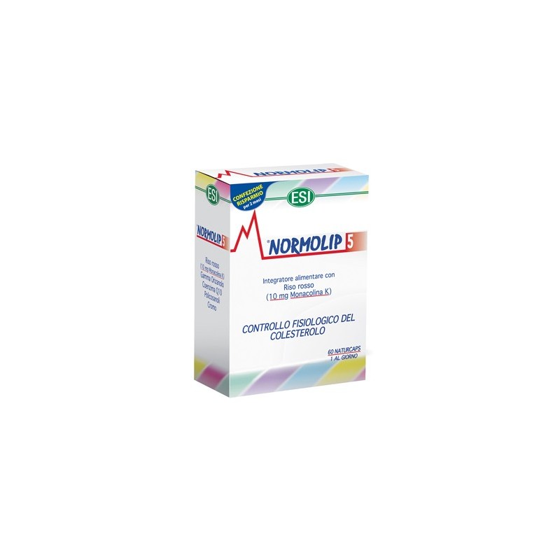Esi Normolip 5 Integratore Per Il Colesterolo 60 Capsule Esi - 1