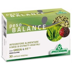 Specchiasol Peso Balance 30 Capsule Vegetali - Integratori per dimagrire ed accelerare metabolismo - 934038187 - Specchiasol ...