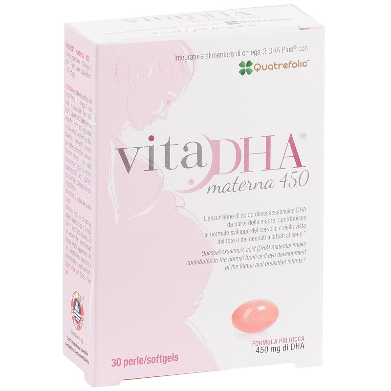 U. G. A. Nutraceuticals Vitadha Materna 450 30 Capsule Molli - Integratori prenatali e postnatali - 975868213 - U. G. A. Nutr...