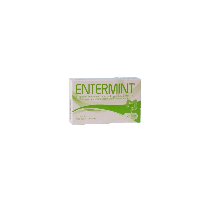 Laerbium Pharma Entermint 30 Capsule Da 420 Mg - Rimedi vari - 936005281 - Laerbium Pharma - € 18,48
