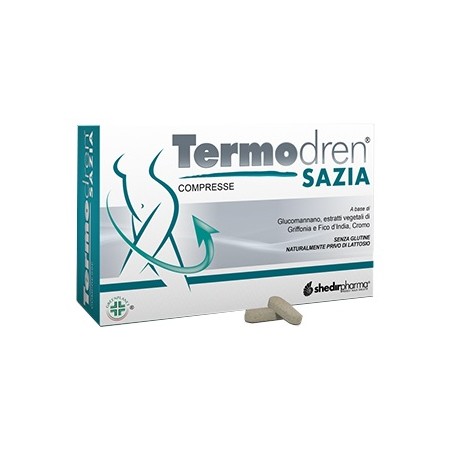 Shedir Pharma Unipersonale Termodren Sazia Compresse - Integratori per dimagrire ed accelerare metabolismo - 942261797 - Shed...