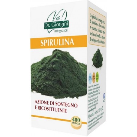 Dr. Giorgini Ser-vis Spirulina 400 Pastiglie Dr. Giorgini - 1 Dr. Giorgini Ser-vis Spirulina 400 Pastiglie Dr. Giorgini - 1