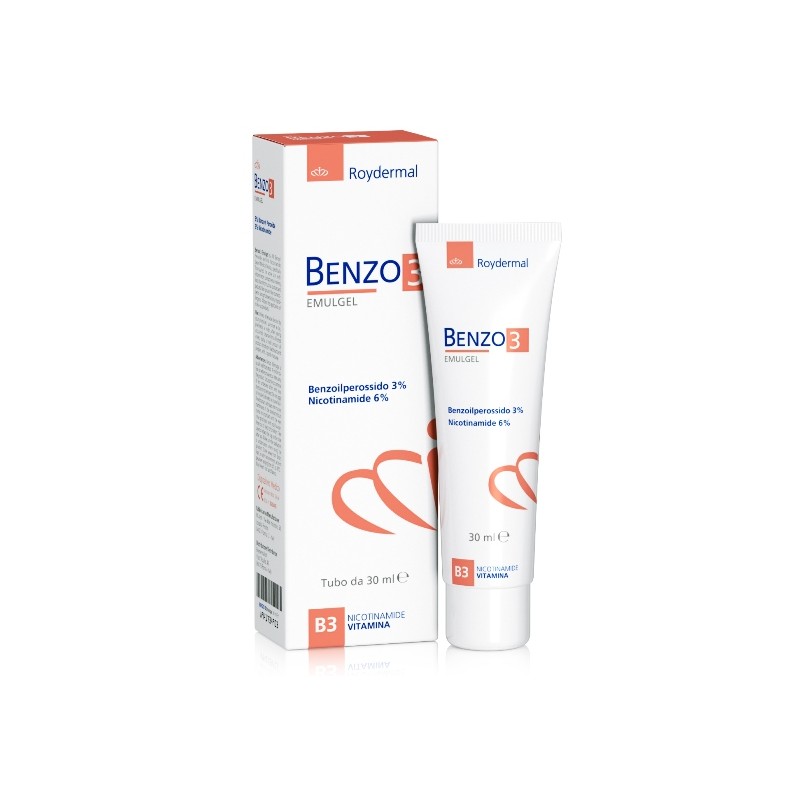 Roydermal Benzo 3 Emulgel 30 Ml - Trattamenti per dermatite e pelle sensibile - 941734903 - Roydermal - € 18,74