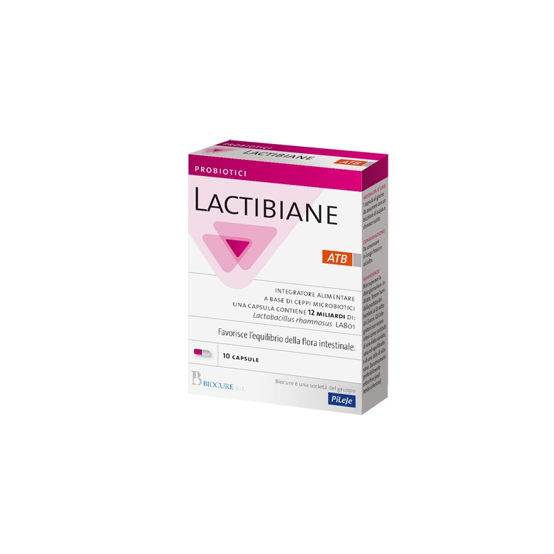 Biocure Lactibiane Atb 10 Capsule - Integratori di fermenti lattici - 935899765 - Biocure - € 19,34