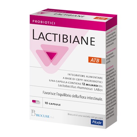 Biocure Lactibiane Atb 10 Capsule - Integratori di fermenti lattici - 935899765 - Biocure - € 19,34