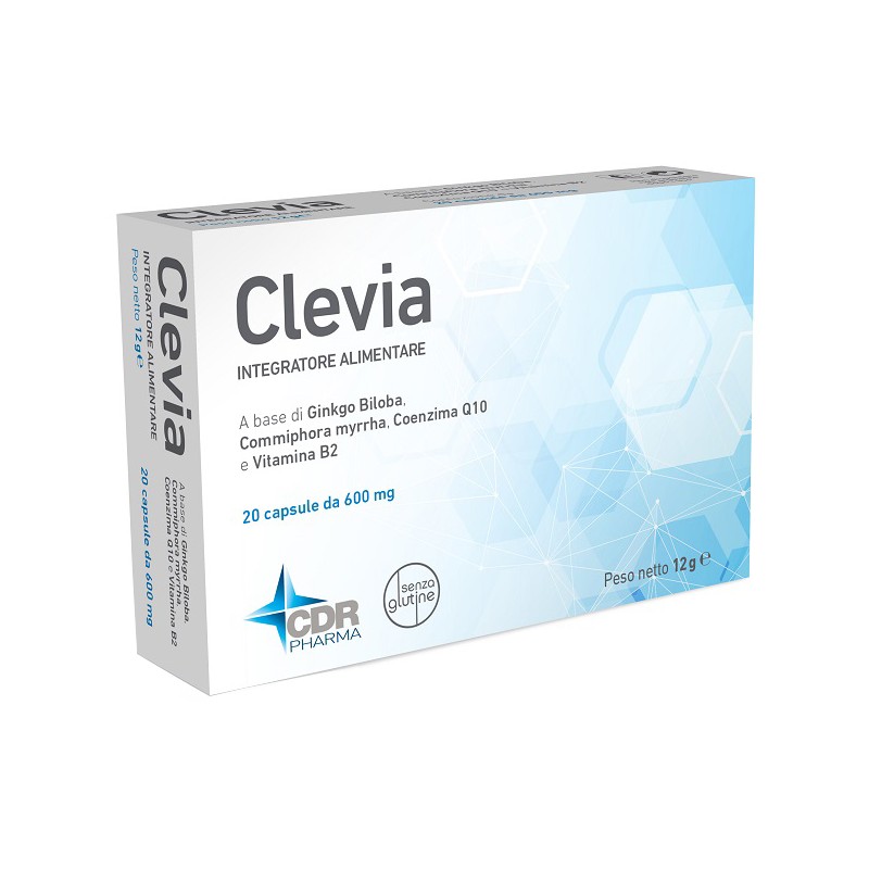 Documedica S. A. Clevia 20 Capsule Da 600 Mg - Integratori per concentrazione e memoria - 972050912 - Documedica S. A. - € 19,75