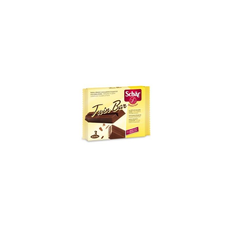 Dr. Schar Schar Twin Wafer Cioccolato Al Latte 3 Barrette X 21,5 G - Alimenti senza glutine - 924526130 - Dr. Schar - € 3,20