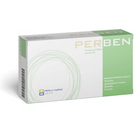 Perla Pharma Perben 20 Compresse - Circolazione e pressione sanguigna - 974849604 - Perla Pharma - € 16,86