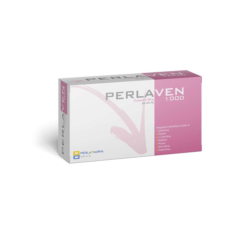 Perla Pharma Perlaven 1000 20 Compresse - Circolazione e pressione sanguigna - 974849592 - Perla Pharma - € 16,95