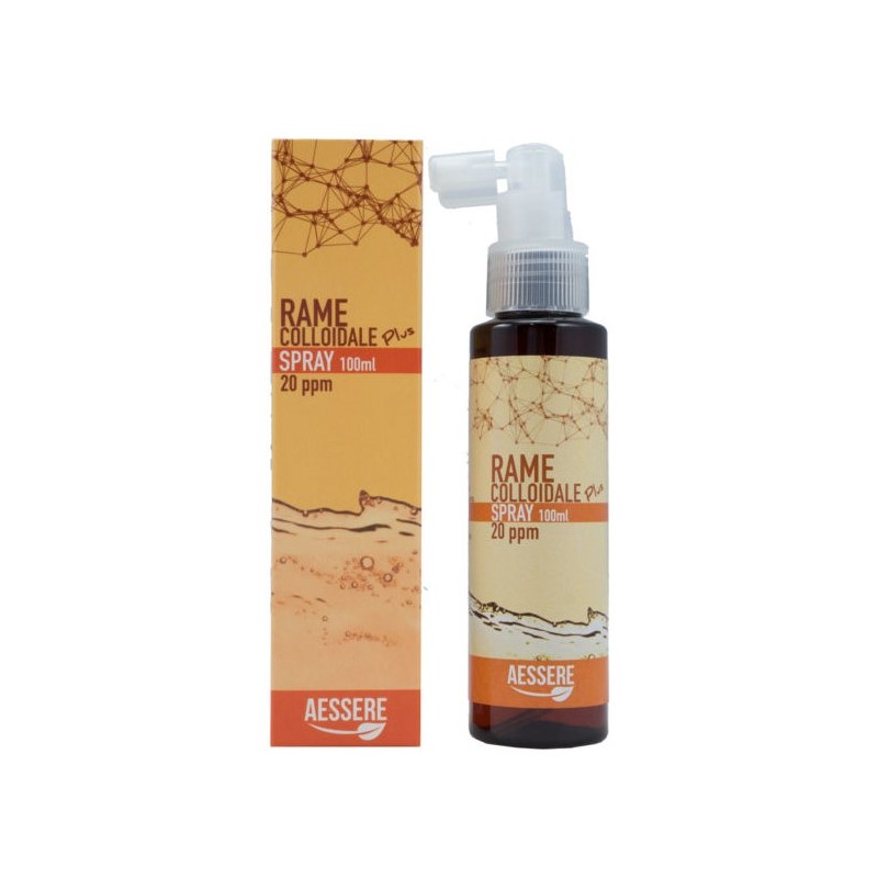 Aessere Rame Colloidale Plus Spray 20ppm 100 Ml - Trattamenti per dermatite e pelle sensibile - 972686190 - Aessere - € 16,42