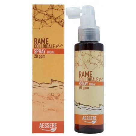Aessere Rame Colloidale Plus Spray 20ppm 100 Ml - Trattamenti per dermatite e pelle sensibile - 972686190 - Aessere - € 16,38