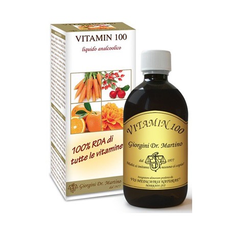 Dr. Giorgini Ser-vis Vitamin 100 Liquido Analcolico 500 Ml - Vitamine e sali minerali - 926834021 - Dr. Giorgini - € 18,22