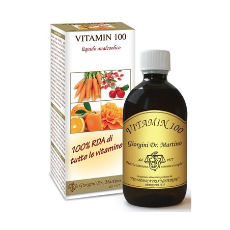 Dr. Giorgini Ser-vis Vitamin 100 Liquido Analcolico 500 Ml - Vitamine e sali minerali - 926834021 - Dr. Giorgini - € 18,20