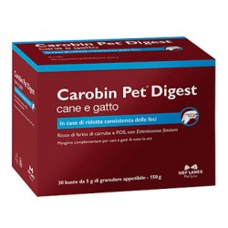 N. B. F. Lanes Carobin Pet Digest Granulare 30 Buste Da 5 G - Veterinaria - 942793338 - N. B. F. Lanes - € 18,55