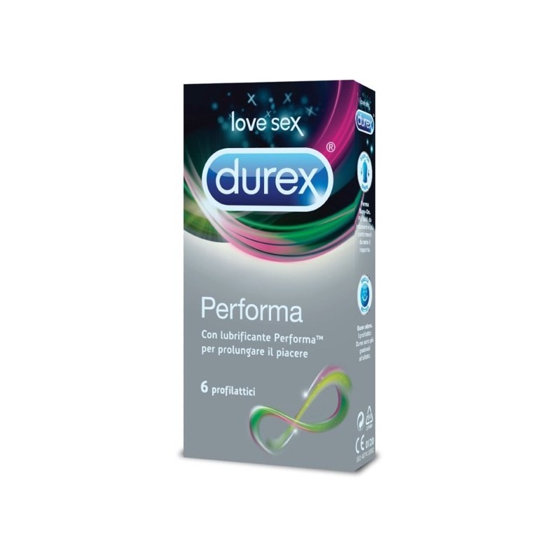 Durex Profilattico Performa 6 Pezzi - Profilattici e Contraccettivi - 924893668 - Durex - € 7,93