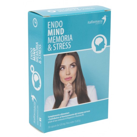 Italfarmacia Endo Mind 30 Capsule - Integratori per concentrazione e memoria - 970706521 - Italfarmacia - € 17,02