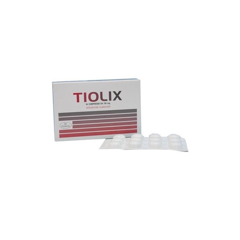 Novias Pharma Tiolix 24 Compresse - Rimedi vari - 939460541 - Novias Pharma - € 18,38