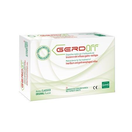 Gerdoff Integratore Per Reflusso Gastroesofageo 20 Compresse - Integratori per il reflusso gastroesofageo - 925498394 - Sofar...
