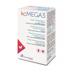 Pharmacross kcMega3 Omega-3 Per Cani e Gatti 30 Perle - Integratori di Omega-3 - 927257749 - Pharmacross Co - € 23,74
