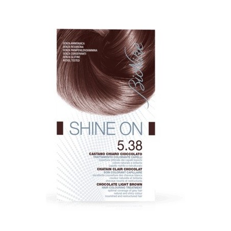 Bionike Shine On 5,38 Castano Chiaro Cioccolato 125 Ml - Tinte e colorazioni per capelli - 926045687 - BioNike - € 11,29