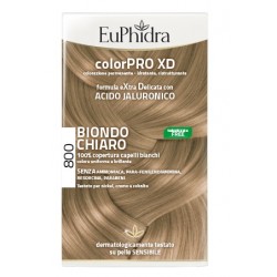 Zeta Farmaceutici Euphidra Colorpro Xd 800 Biondo Chiaro Gel Colorante Capelli In Flacone + Attivante + Balsamo + Guanti - Ti...