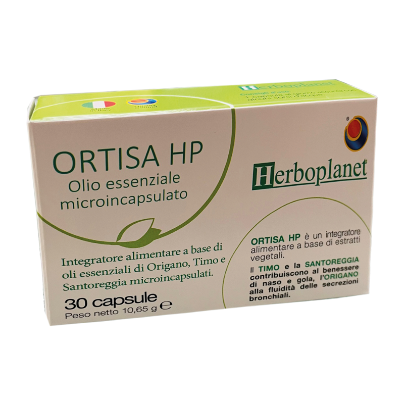 Herboplanet Ortisa HP Integratore Per Benessere di Naso e Gola 30 Capsule - Integratori per apparato respiratorio - 983706250...