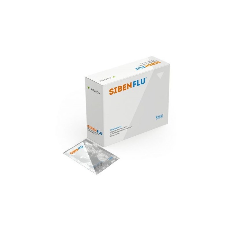 Agaton Siben Flu 14 Bustine Da 4 G - Integratori per apparato respiratorio - 948006541 - Agaton - € 16,31