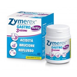 Difar Distribuzione Zymerex Gastro Activ 3 Azioni 40 Compresse Masticabili - Colon irritabile - 982953642 - Difar Distribuzio...