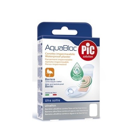 Pikdare Cerotto Pic Aquabloc Cm10x8 Antibatterico 5 Pezzi - Medicazioni - 926522703 - Pic - € 8,41