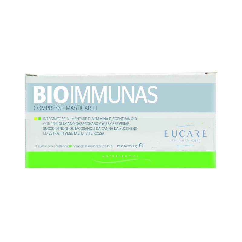 Eucare Bioimmunas 20 Compresse - Integratori per difese immunitarie - 903147282 - Eucare - € 18,35