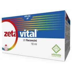 Erbozeta Zeta Vital 20 Flaconcini 10 Ml - Vitamine e sali minerali - 906484833 - Erbozeta - € 18,55