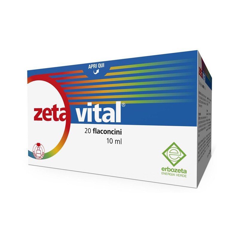 Erbozeta Zeta Vital 20 Flaconcini 10 Ml - Vitamine e sali minerali - 906484833 - Erbozeta - € 18,46