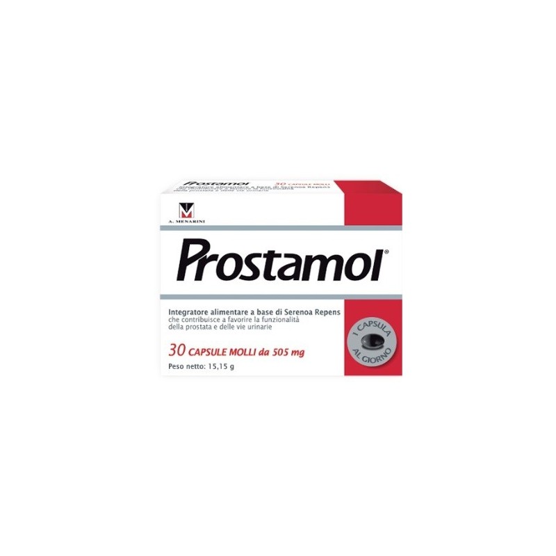 Prostamol Integratore Per La Prostata E Vie Urinarie 30 Capsule Molli Prostamol - 1