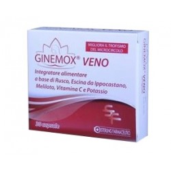 Sterling Farmaceutici Ginemox Veno 30 Capsule - Circolazione e pressione sanguigna - 934836519 - Sterling Farmaceutici - € 17,95