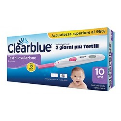 Clearblue Test Ovulazione 2 Giorni Più Fertili 10 Stick - Test ovulazione e test fertilità - 926571694 - Clearblue - € 29,89
